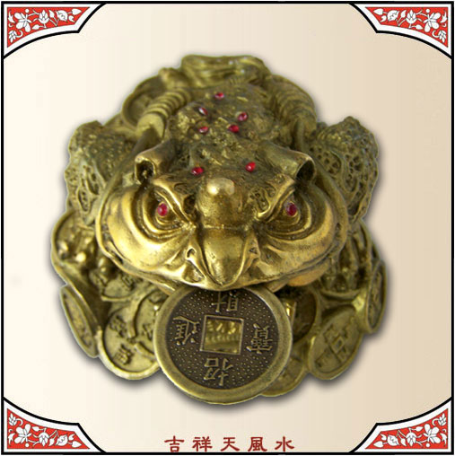 开光铜<em>小号</em>吐财金蟾★聚财化煞辟邪除小人_本