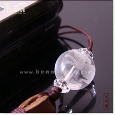 白水晶生肖手机链★生肖鼠-男款